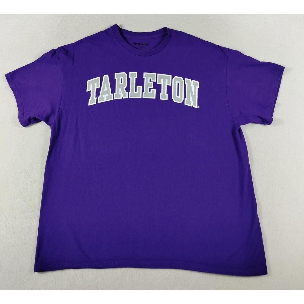 Tarleton State Texans Shirt‎ Mens XL Purple NCAA College Football Ouray Tee